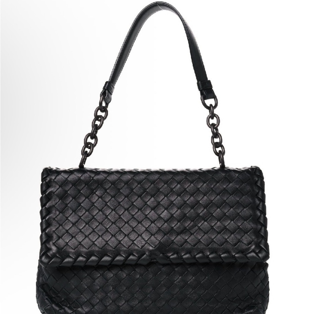 Bottega Veneta Nappa Intrecciato Medium Olimpia Bag Tourmaline